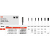 Diamond 836 - csomag 5 db fekete extra durva, FG, ábra 110 mm-es lapos henger, 6, az ISO 012
