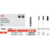 Diamanten 846, gyémántcsiszoló, ISO 012 standard, FG, 5 darab Diamanten 846, gyémántcsiszoló, ISO 012 standard, FG, 5 darab