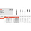 Diamanten 858 Packung 5 Diamanten piros, ISO 010, FG Diamanten 858 Packung 5 Diamanten piros, ISO 010, FG