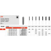Diamanten 878 Packung 5 Diamanten grün ISO 012, FG Diamanten 878 Packung 5 Diamanten grün ISO 012, FG