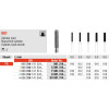 Diamanten 881, gyémántcsiszoló, fekete, ISO 018, FG, 5 darab Diamanten 881, gyémántcsiszoló, fekete, ISO 018, FG, 5 darab