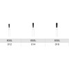 Diamanten 830L, gyémántcsiszoló, piros ISO 012, FG, 5 darab