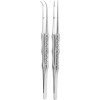ERGOPERIO Mikropinzetten - 1 db, Tweezers, gerade, 1 x 2 Zähne, 180 mm - DX080R