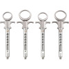 Septodont Edelstahlspritze - Selbstaspirationsspritze - Packung Selbstaspirationsspritze mit großem Daumenring - 9242R