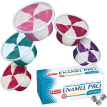 Enamel Pro® Packung 200 x 2 g mit Fluor Erdbeere, grob