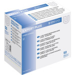 EXPERT PLUS - csomag 50 Paar puderfrei, natur, méret 7 - 1270