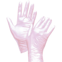 FANCY ROSE - Packung 100 Stück puderfrei, rosa, L - 7504