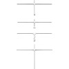 Kapocskereszt (TK), Nemesacél, 1 mm, 10 darab