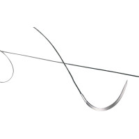 Kurzfäden - 36 darabos csomag, Silkam, 3 x 45 cm fekete, USP 2/0 - C0266264