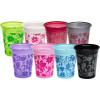 Monoart® Mundspülbecher Flower - Karton 1.000 db platingrau, 180 ml - 147021