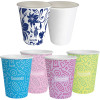 Monoart® Mundspülbecher Hartpapier - Karton 1.000 Stück Graffiti lila, 180 ml - 21410105