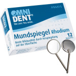 Mundspiegel - 12 darabos csomag, Rhodium Nr. 4 plan 22 mm - 70895