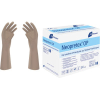 Neopretex® OP - csomag 50 Paar puderfrei, braun, méret 6 - 95216