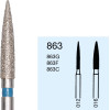 Omni Diamanten 863, gyémántcsiszoló, piros ISO 016, 5 darab