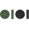 Omni (Omnipol), Polírozó (Fém), szereletlen ISO 220 Korong, világoszöld, 3 mm, 100 darab