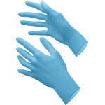 TOP TOUCH PLUS - Packung 100 Stück ice blue, puderfrei, XS