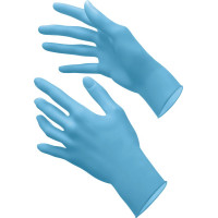 TOP TOUCH PLUS - Packung 100 Stück ice blue, puderfrei, L