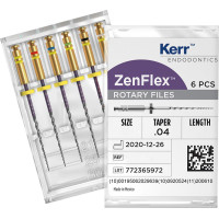 ZenFlex™ - Sortiment 6 Stück 21 mm, Taper.04 (ISO 020-045)