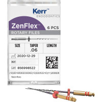 ZenFlex™ - Sortiment 6 Stück 21 mm, Taper.06 (ISO 020-045)